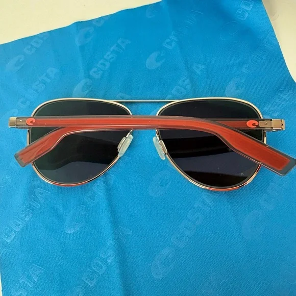 COSTA Del Mar Peli Polariized Sunglasses Rose Gold/Copper - $298. - Picture 5 of 14